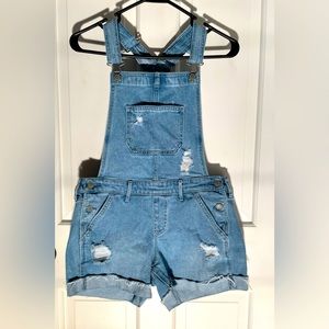 Hollister overalls shorts